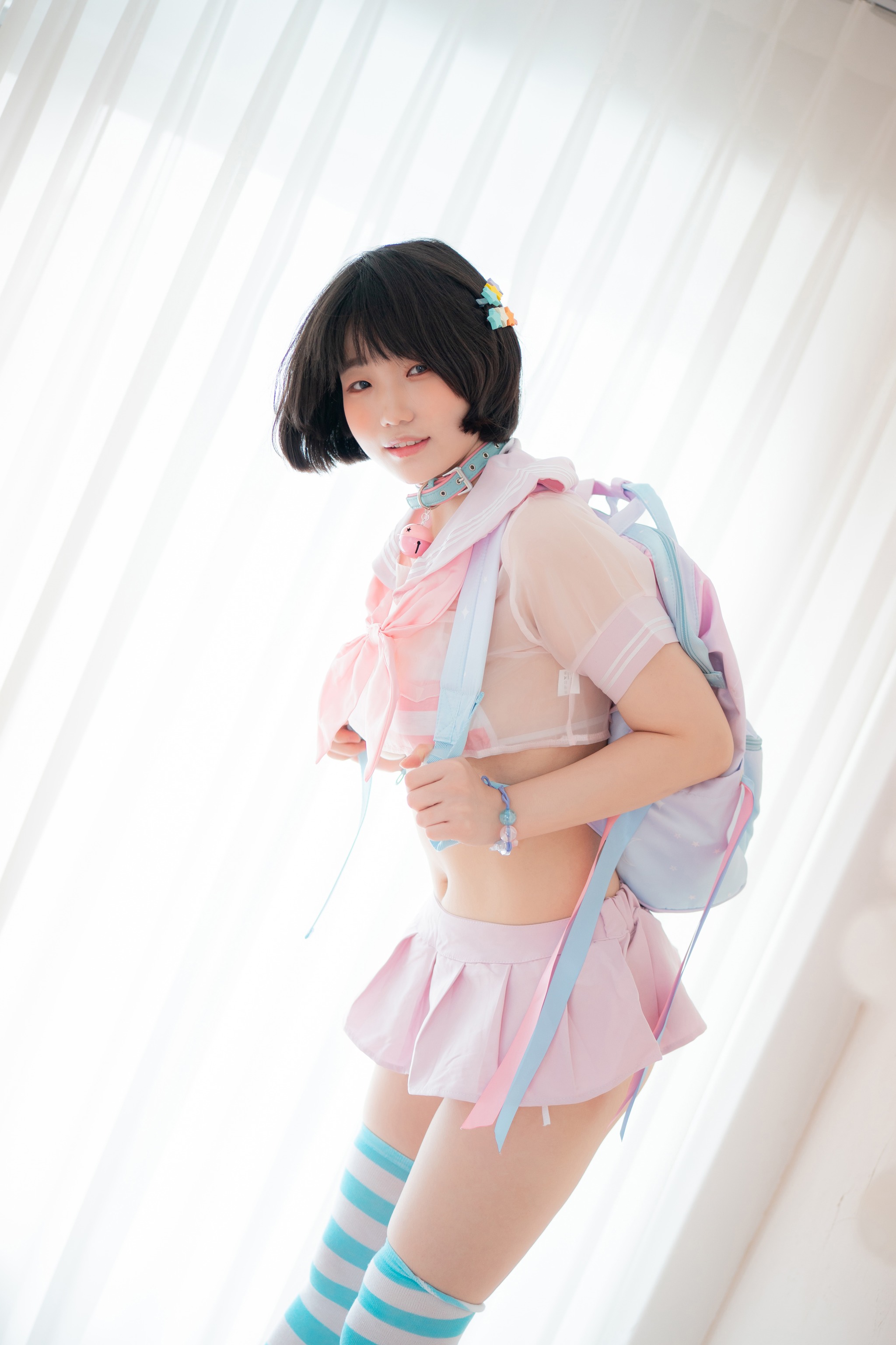 图片[1]-Mimmi(밈미) – NO.004 CreamSoda-Belt choker[48P]-XikXak
